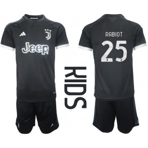 Maillot de foot Juventus Adrien Rabiot #25 Troisième enfant 2023-24 Manches Courte (+ pantalon court)